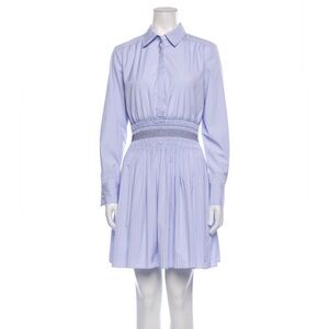 Jason Wu Shirred Cotton Pleated Shirt Dress - size 2 - $565 retail